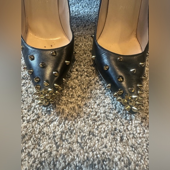 Gold Degraspike Christian Louboutin Spike heels - Picture 10 of 16